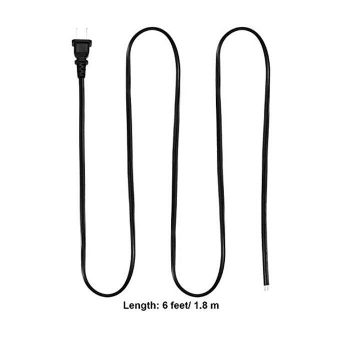 lamp-cord-stripped-ends-american-standard-power-cord-for-wiring-black-6-feet