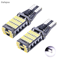 Oafajoa โคมไฟสัญญาณ2x T15 LED สว่างมากหลอดไฟ LED 912 921สำหรับไฟสำรองไฟจอดรถ12V สีขาวสีแดงสีเหลือง