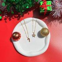 daintyme - Santa Claus is Coming to Town necklace สร้อยคอทอง 18k gold คริสมาสตร์ซานตาคลอส