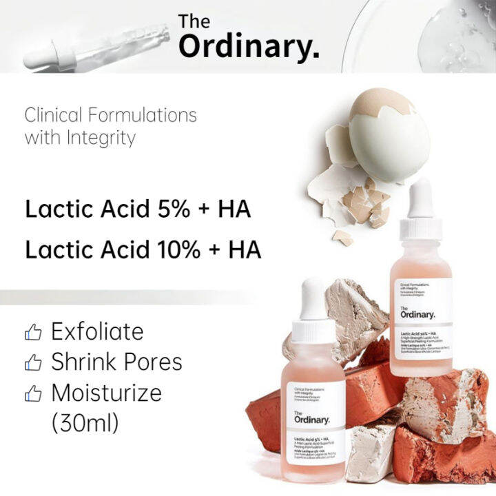 The Ordinary Lactic Acid 5 Lactic Acid 10 Blackheads And Whiteheads