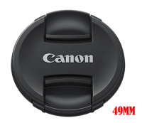 ฝาปิดหน้าเลนส์แคนนอน ขนาด 49 มม. LENS CAP CANON 49 MM (0700)