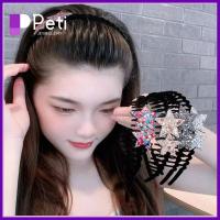 PETI JEWELLERY อุปกรณ์เสริมผม ที่คาดผมหวีพลอยเทียม คริสตัลคริสตัลคริสตัล ดาวห้าแฉก ที่คาดผมพลอยเทียม แฟชั่นใหม่ล่าสุด สีสันสดใส ที่คาดผมหลากสี สาวๆ