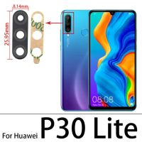 ฝาปิดเลนส์กระจกกล้องถ่ายรูปหลัง50ชิ้น/ล็อตมีสติกเกอร์แบบ Ahesive สำหรับ P30 Huawei Honor 10 Pro Lite