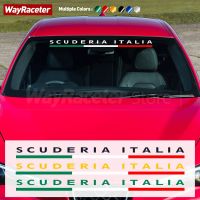 【CC】 Car Front Windshield Vinyl Decal Scuderia Italia Windscreen Window Sticker Alfa Stelvio Giulia 159 147 Mito