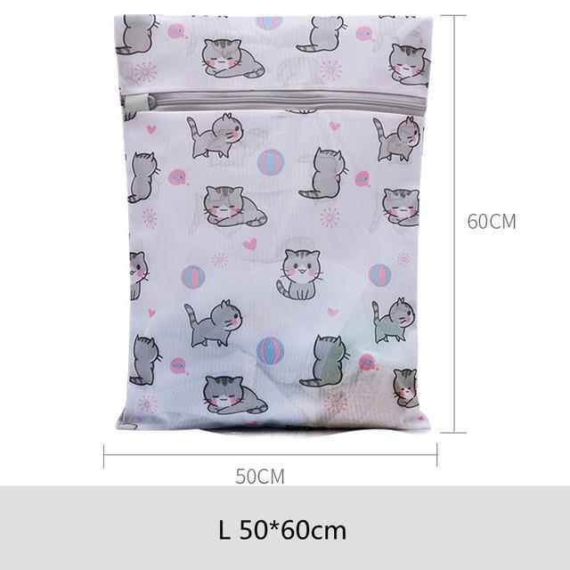 yf-cartoon-cat-printing-laundry-bag-for-washing-machines-lingerie-wash-bags-foldable-dirty-clothes-bra-underwear-basket