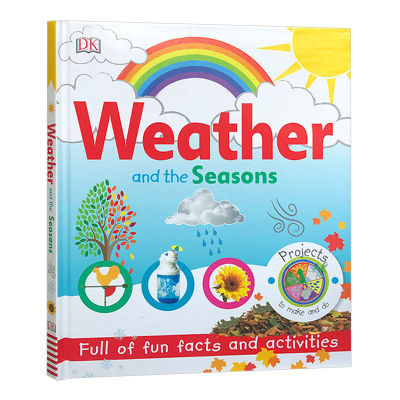 Weather and the seasons DK Natural Science Encyclopedia intelligent game activity book hardcover English original English book