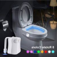 8/16 Colors Toilet Sensor Lights Intelligent Induction Bathroom LED Body Motion Activated on/Off Seat Sensor Night Light