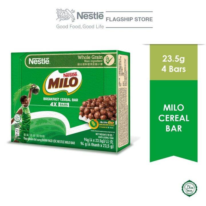 NESTLE MILO Chocolate Cereal Bar Multipack 4x25g | Lazada