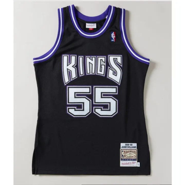 【Quick Send】Jason Williams #55 Sacramento Kings Black 2000-01 Hardwood ...
