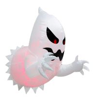 Halloween Inflatable Ghost Horror Window Ghost Foldable Glowing Balloon Outdoor Courtyard Garden Decoration Party Tool