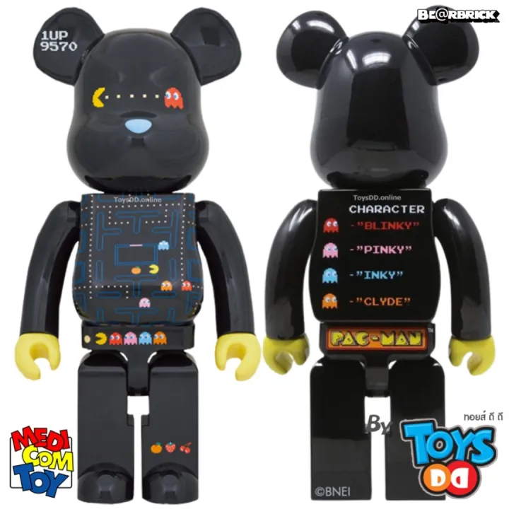 ライトブラウン/ブラック be@rbrick 1000% pacman パックマン | www