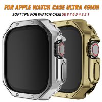 Cover For Apple Watch Ultra 49mm Soft TPU Protector Bumper Case iWatch Series 8 7 SE 6 5 4 41mm 45mm 44mm Watchcase Accessories Cases Cases