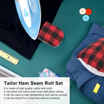 2 Sizes Tailors Ham Seam Roll for Ironing Pressing Tools, Ironing