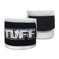 ผ้าพันมือมวยไทย TUFF Unisex 100% Elastic Cotton, White Hand Wraps