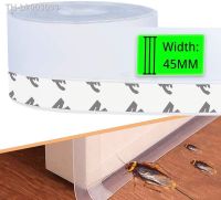 ☽✎✟ 5M Self Adhesive Window Door Bottom Seal Strip Windproof Household Office Bathroom Tape Strip Silicone Windshield Sealing Strip