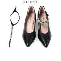 SIRENA สายรัดข้อเท้า หนังแท้ รุ่น The Crown Strap สีดำ สีเบจ สีงาช้าง (ไม่รวมรองเท้า)