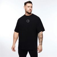 New Fashion Casual Hip Hop Style Loose Mens Oversized T-Shirt Gym Fitness Training Short Sleeves Mesh Quick Dry Breathable Tops