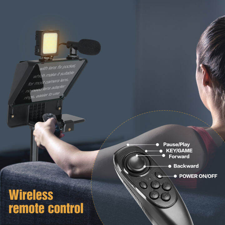 Andoer Portable Smartphone Teleprompter Prompter