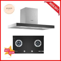 เตาฝัง+เครื่องดูดควัน BOSCH PMD82A31AX+DWBM98G50HOB+HOOD BOSCH PMD82A31AX+DWBM98G50 **หมดแล้วหมดเลย**