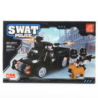 ProudNada Toys ของเล่นเด็กชุดตัวต่อเลโก้หน่วยสวาท  SWAT POLICE 202 PCS 23513