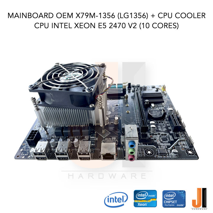 ชุดสุดคุ้ม-mainboard-oem-x79m-1356-lga1356-intel-xeon-e5-2470-v2-with-cpu-cooler-2-4-3-2-ghz-10-core-20-thread-95-watts-สินค้าใหม่สภาพดีมีฝาหลังมีการรับประกัน