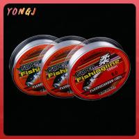 YONGJ 100m 100% Fluorocarbon สตริง ตกปลา 0.8-6LB สายการประมง เส้นใยเดี่ยว ไนลอน PA ลวดเชื่อม