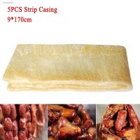 ┋❄◄ 5Pcs Strip Sausage Casing 9cmx1.7M Sausage Casing Not Tubular Packing for Dry Meat Sausage Hot Dog Casing Dish DIY Kitchen Tools