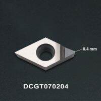 DCGT070202 CBN DCGT11T304 PCD DCGT11T308 ใบมีดรูด้านในคล้ายเพชรเครื่องมือ CNC ภายในอลูมิเนียม