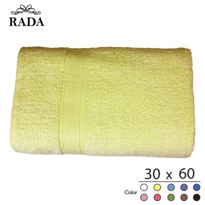 RADA  ของขวัญผ้าขนหนู ผ้าเช็ดตัว ผ้ารับไหว้ ขนาดใหญ่พิเศษ 30x60 นิ้ว จำนวน 1 ผืน ผ้าขนหนูราคาถูก ผ้าขนหนูคุณภาพดี ผ้าขนหนูพร้อมส่งทันทีทุกวัน ( สีแดง, ชมพู, ฟ้าเข้ม, ฟ้าอ่อน ,  ขาว ,ครีม ,ม่วง , เขียว ,น้ำตาลเข้ม  , ช็อคโกแลต)