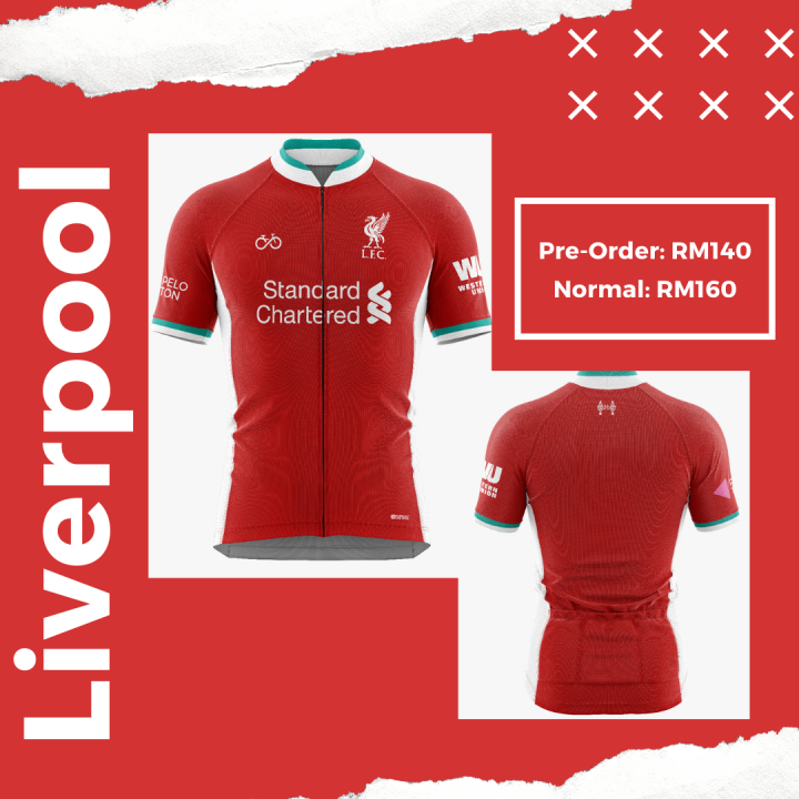 2022ขายดี-liverpool-team-men-s-professional-cycling-jersey-เสื้อจักรยานเสือภูเขา