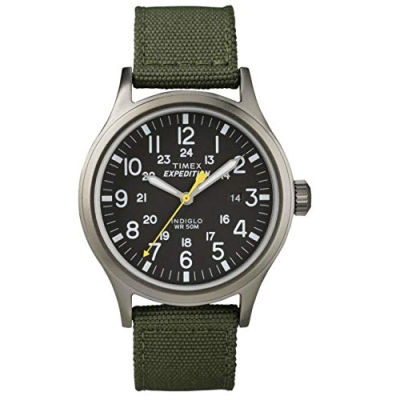 Timex Expedition Scout Mens 40 mm Watch Green/Black