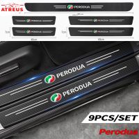 สติกเกอร์แถบติดขอบสติ๊กเกอร์แปะประตูรถคาร์บอนไฟเบอร์สำหรับ Perodua อุปกรณ์เสริม Viva Alza Aruz Myvi Axia Ativa Bezza Kembara Kancil