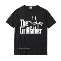 【Mens clothing】บุรุษ Grillfather DadGrilling ย่างโทบาร์บีคิวเสื้อยืดเสื้อยืดด้านบนเสื้อยืดใหม่ถนนผ้าฝ้ายผู้ชายท็อปส์ ShirtsFit