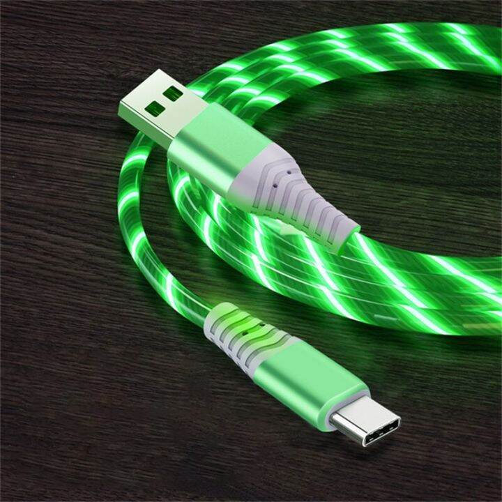 สายเคเบิล-usb-ชนิด-c-เรืองแสงไหล3a-สายชาร์จสำหรับซัมซุงข้อมูลการชาร์จอย่างรวดเร็ว-huawei-สายยูเอสบีขนาดเล็ก-r-usb-สายเคเบิล-led-ลวด