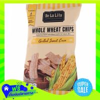⚫️Free Shipping  Delalita Whole Wheat Chips Grilled Sweet Corn 30G  (1/item) Fast Shipping.