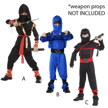 Kids Blue Ninja Uniform - Blue Ninjago Costume - Ninja Cosplay For