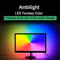 【☑Fast Delivery☑】 na07037036036666 ไฟแถบไฟ Led Rgb แบบ Ws2812ไฟจอทีวีแบบ Hdtv แสงไฟแบ็คไลท์หน้าจอคอมพิวเตอร์ตั้งโต๊ะสายริบบิ้นเทป Ws2812b ขนาด1ม. ~ 5ม.