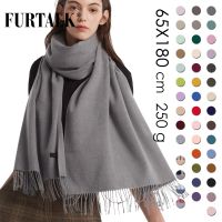 [A Flexible] FURTALK แคชเมียร์ WomenScarf ShawlShawlSoft อบอุ่นผ้าห่มผ้าพันคอสำหรับผู้หญิง AD012