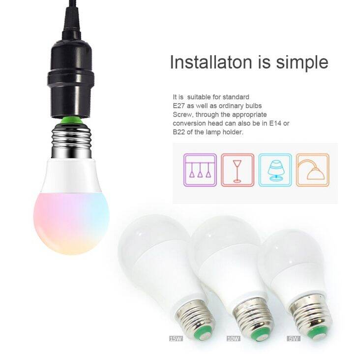 new-lan84-led-หรี่แสงได้-rgb-rgbw-rgbww-สีในบ้านหลอดไฟแอลอีดีสำหรับ-e27-5w-10w-15w-ac85-265v-รีโมทคอนโทรล-ir-24ปุ่ม