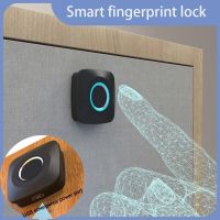 ✸✕ สมาร์ทโฮม Biometric Keyless Stainless Steel Cabinet Locks Smart Home Accessories Fingerprint Lock Hidden Drawer Electronic Lock