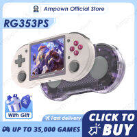 ANBERNIC RG353PS R เกมคอนโซล3.5นิ้วหน้าจอ IPS วิดีโอเกมคอนโซลรองรับ Wifi Wireless Controller ในตัว35000เกม