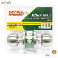 ลูกบิดห้องทั่วไปสเตนเลสหัวกลมจานใหญ่ COLT LITE รุ่น A68717 ขนาด 75 มม. สีสเตนเลส      X X X ด่วน ของมีจำนวนจำกัด X X X