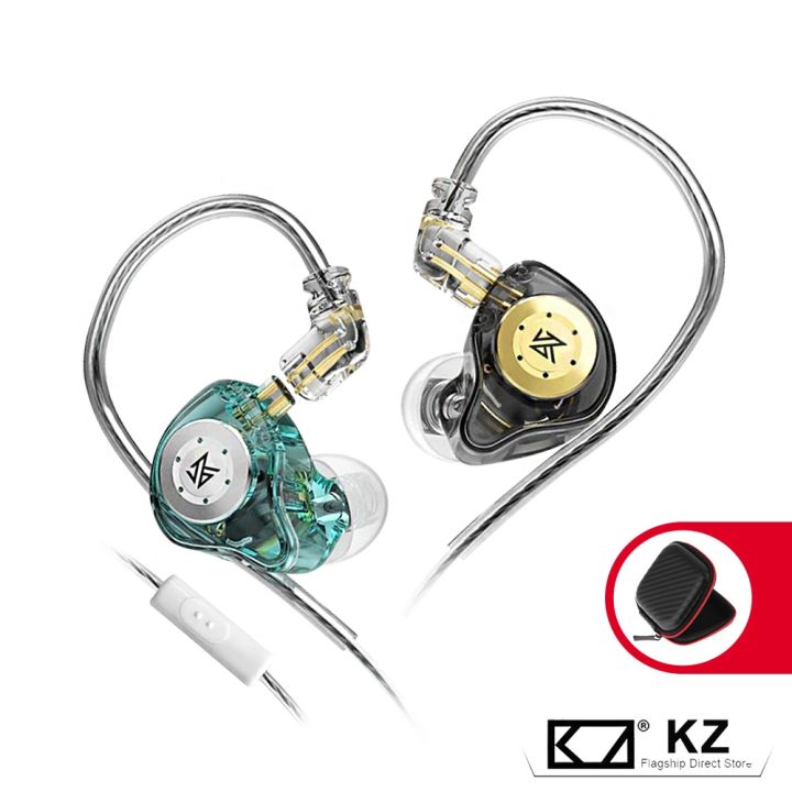 KZ EDX Pro Dynamic In Ear Earphone HIFI DJ with Microphone Gaming ...