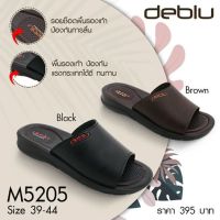 ถูกสุด! รองเท้าแตะ ชาย เพื่อสุขภาพ แบบสวม Deblu เดอบลู รุ่น M5205 นุ่มนิ่ม น้ำหนักเบา ของแท้100%