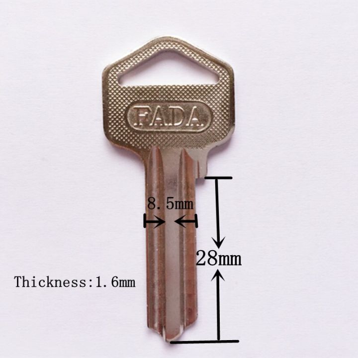 อุปกรณ์กุญแจประตู-br-ว่างเปล่าแบบ-s-แบบมีร่องพร้อมกุญแจเปล่า-5ชิ้น-ล็อต