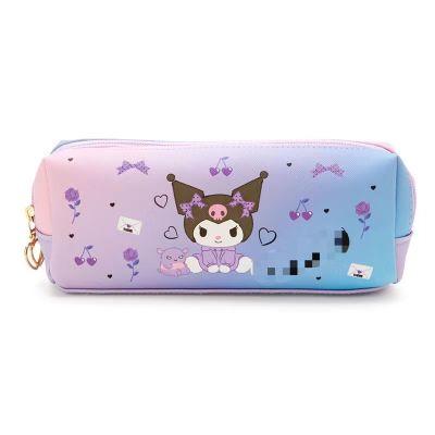 Sanrio Kuromi Cinnamon Cartoon double-layer pencil case cute student pencil storage large capacity stationery bag