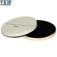 TASP 2Pcs 100Mm Wool Polishing Buffing Pad สำหรับขัดกระจกรถยนต์