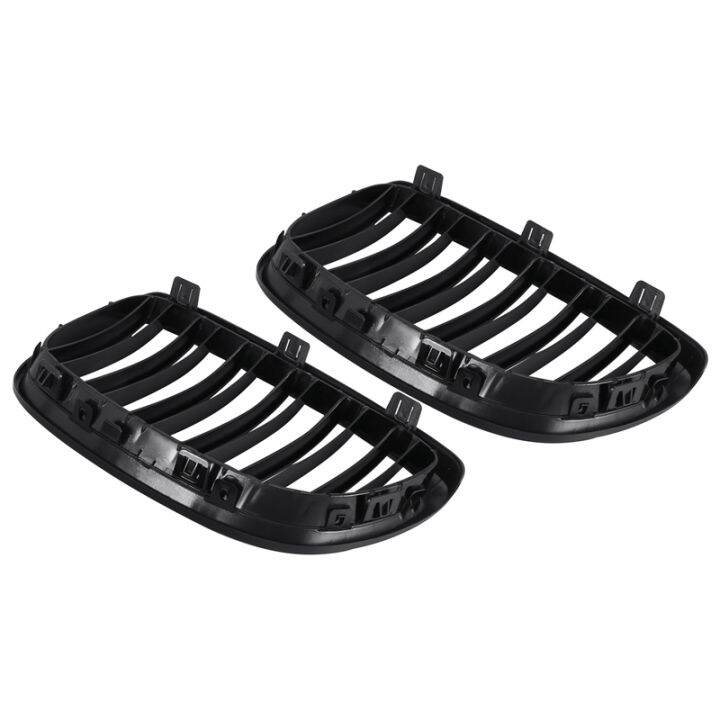 2pcs-front-bumper-kidney-twin-fins-sport-grill-grille-for-bmw-3-series-e92-e93-m3-two-doors-2006-2009-bright-black