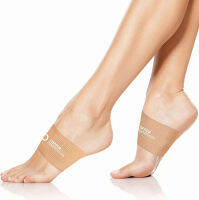 Copper Compression Copper Arch Support - 2 Plantar Fasciitis Braces/Sleeves. Foot Care, Heel Spurs, Feet Pain Relief, Flat &amp; Fallen Arches, High Arch. (1 Pair - One Size Fits All - Natural Color)