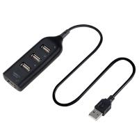 Adaptor USB Multi USB 2.0 Hub USB 5Mbps kecepatan tinggi Expander 4 Port Computer Splitter